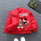 Autumn Girl Cartoon Jacket Minnie Mickey Mouse Frozen