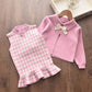 Girls Autumn Clothes Kids Winter Sweater Dress Woollen Long Sleeve