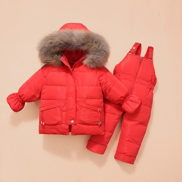 Winter Clothing Set Baby Boy Girl Clothes Warm Jacket Coat