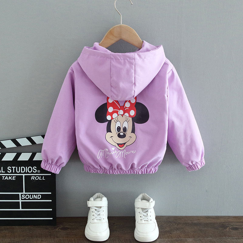 Autumn Girl Cartoon Jacket Minnie Mickey Mouse Frozen