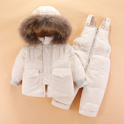 Winter Clothing Set Baby Boy Girl Clothes Warm Jacket Coat