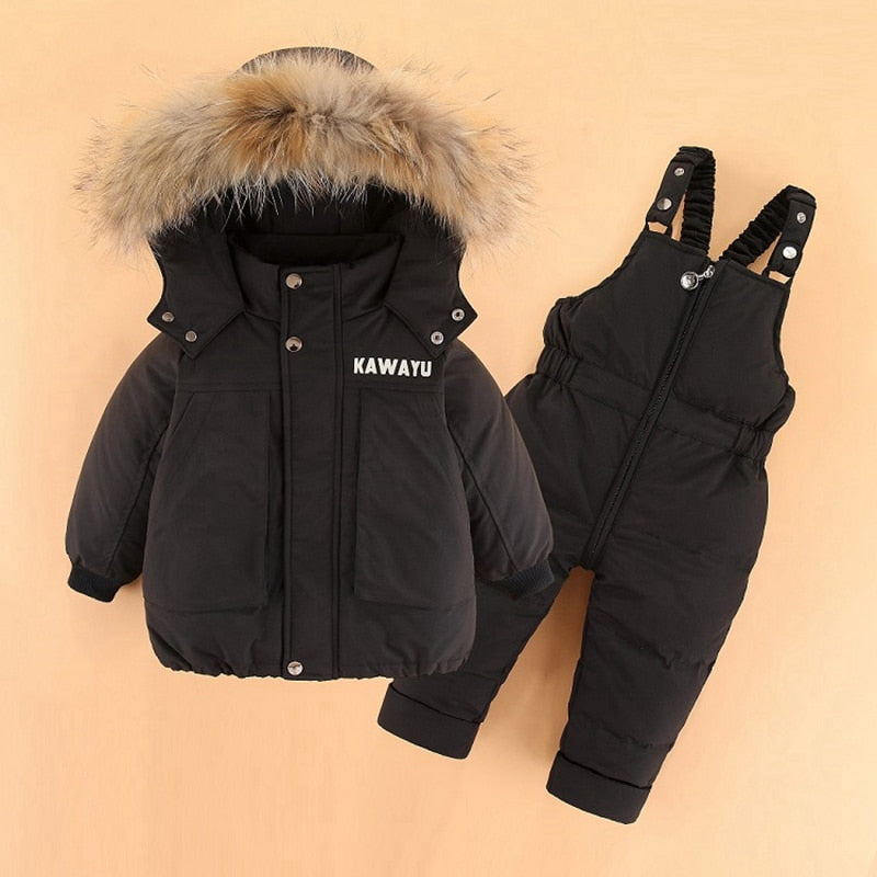 Winter Clothing Set Baby Boy Girl Clothes Warm Jacket Coat
