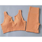 Seamless Sport Set Women 2 Two Piece Crop top Bra Leggings Shorts Yoga Set