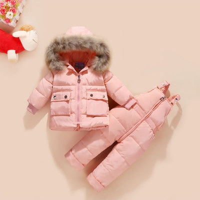 Winter Clothing Set Baby Boy Girl Clothes Warm Jacket Coat