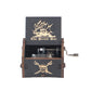 New Wooden Hand Crank Music Box Merry Christmas Music Theme