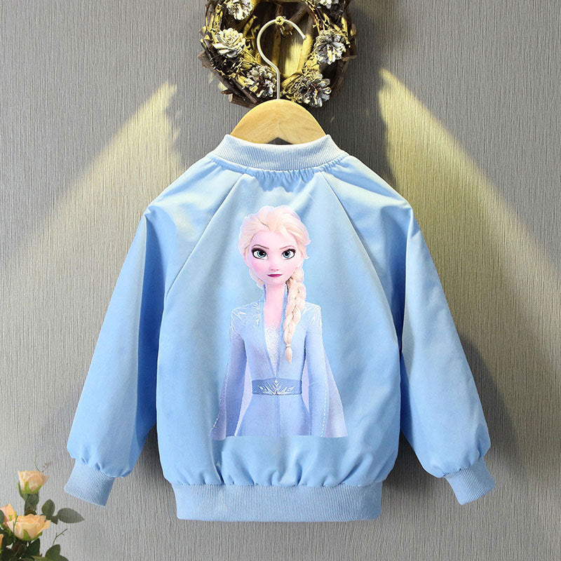 Autumn Girl Cartoon Jacket Minnie Mickey Mouse Frozen