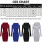 Spring Autumn Sweatshirt Long-Sleeved Dress with Hood