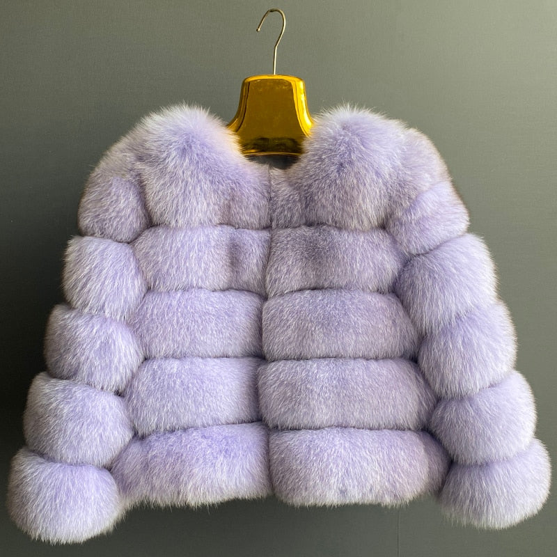 Fashion winter jackets women Warm Coats Natural Faux Fur Coat