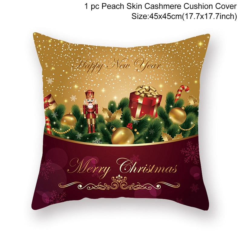 45cm Christmas Cushion Pillow Cover Christmas Decorations