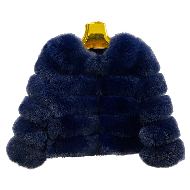Fashion winter jackets women Warm Coats Natural Faux Fur Coat
