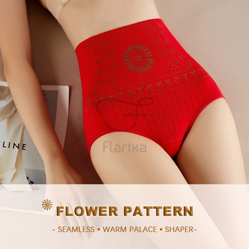 Seamless Women Panties High Waist Flat Belly Panties